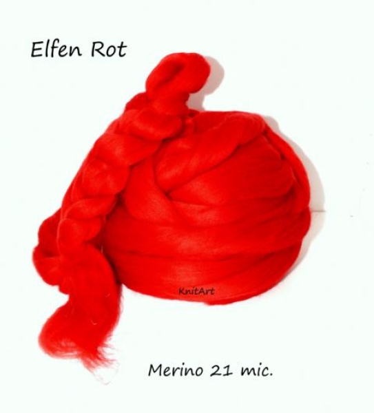 Merino Uni 21 mic, Elfen Rot NEU